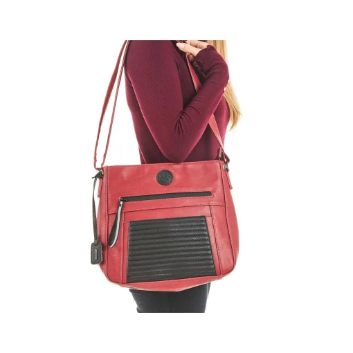 Rieker | Handtaske Brand Rod-Sort