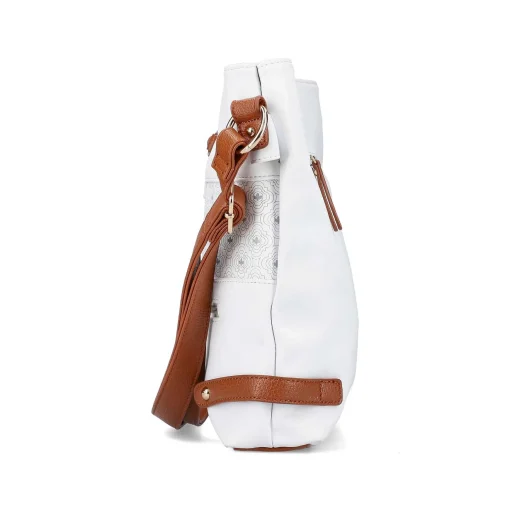 Rieker | Handtaske Ren Hvid-Noddebrun