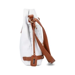 Rieker | Handtaske Ren Hvid-Noddebrun
