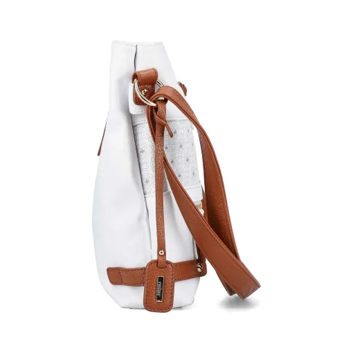 Rieker | Handtaske Ren Hvid-Noddebrun