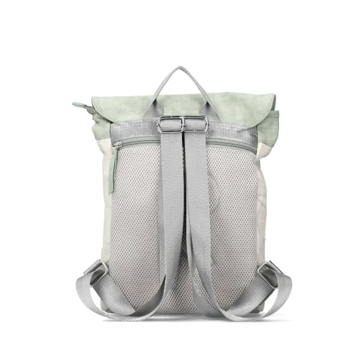 Rieker | Rygsaek Creme Hvid-Mint Gron