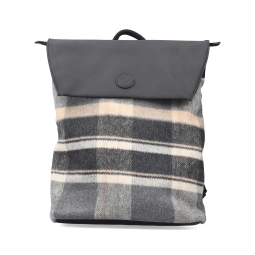 Rieker | Rygsaek Sort Og Lys Beige