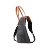 Rieker | Shopper Stal Sort-Nougat Brun