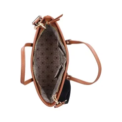 Rieker | Shopper Stal Sort-Nougat Brun