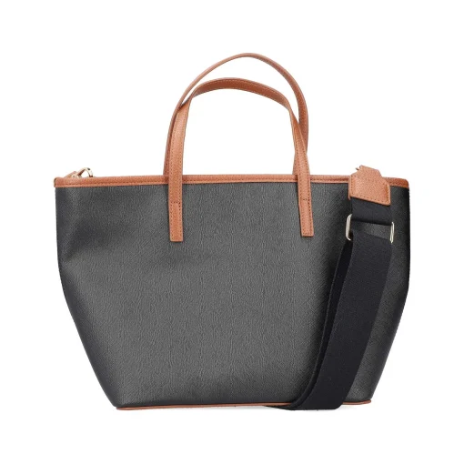 Rieker | Shopper Stal Sort-Nougat Brun