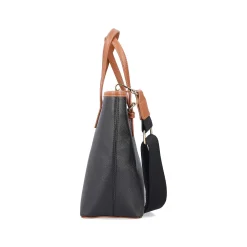 Rieker | Shopper Stal Sort-Nougat Brun