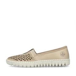 Rieker Ballerinaer Til Kvinder I Sandbeige