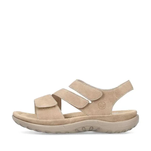 Rieker Beige Sandaler Med Stropper Til Kvinder