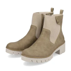 Rieker Chelsea-Støvler Til Kvinder Beige Brun