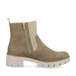 Rieker Chelsea-Støvler Til Kvinder Beige Brun