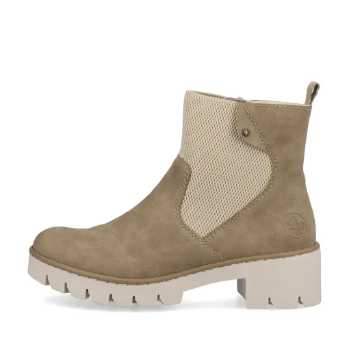 Rieker Chelsea-Støvler Til Kvinder Beige Brun