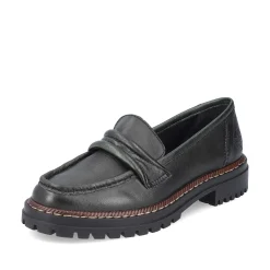 Rieker Dame Loafers Army Green