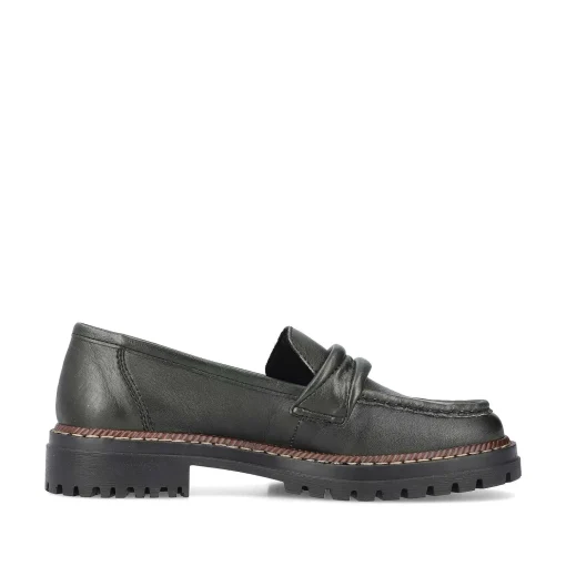 Rieker Dame Loafers Army Green