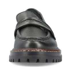 Rieker Dame Loafers Army Green