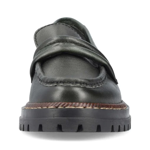 Rieker Dame Loafers Army Green