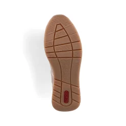 Rieker Dame Loafers Blod Pink