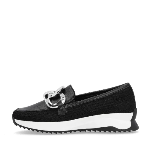 Rieker Dame Loafers Carbon