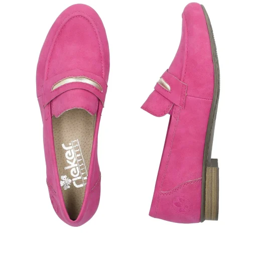 Rieker Dame Loafers Fuchsia