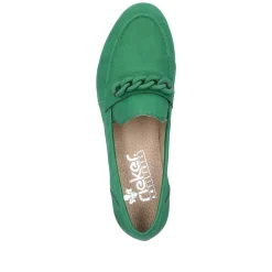 Rieker Dame Loafers Graesgron