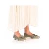 Rieker Dame Loafers Gron Gra