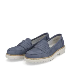 Rieker Dame Loafers Kongebla