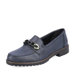 Rieker Dame Loafers Kongebla