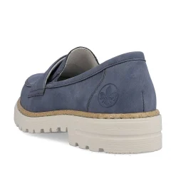 Rieker Dame Loafers Kongebla