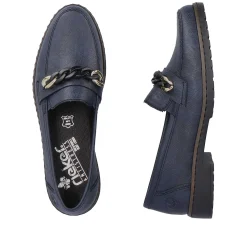 Rieker Dame Loafers Kongebla