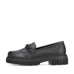 Rieker Dame Loafers Kulsort