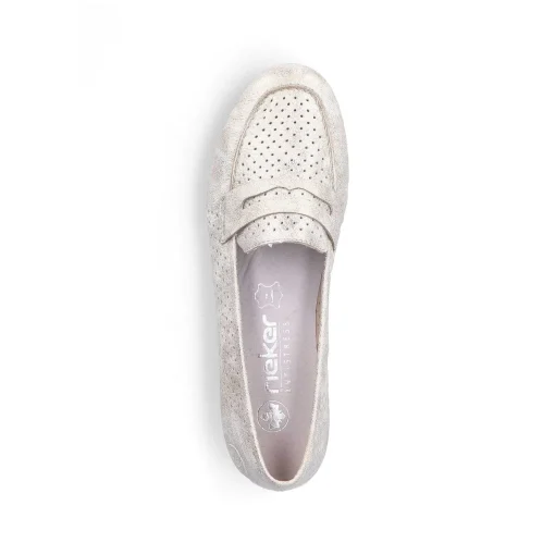 Rieker Dame Loafers Lys Beige