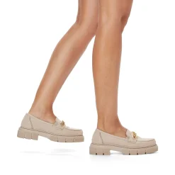 Rieker Dame Loafers Lys Beige
