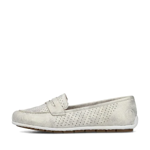 Rieker Dame Loafers Lys Beige