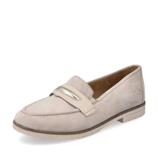 Rieker Dame Loafers Lys Beige