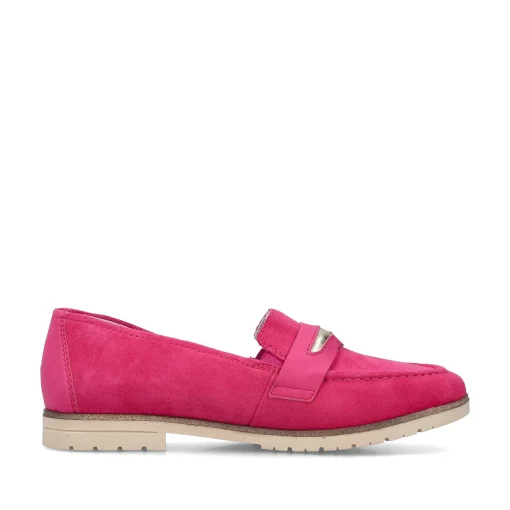 Rieker Dame Loafers Magenta