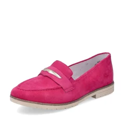 Rieker Dame Loafers Magenta