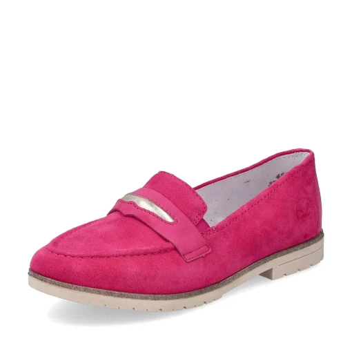 Rieker Dame Loafers Magenta