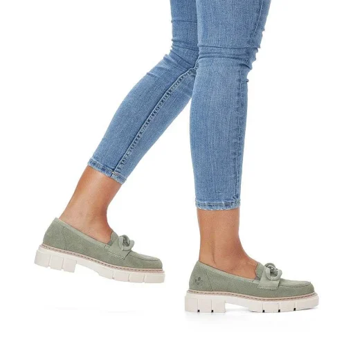 Rieker Dame Loafers Mintgron