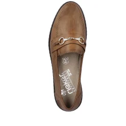 Rieker Dame Loafers Nougat Brun