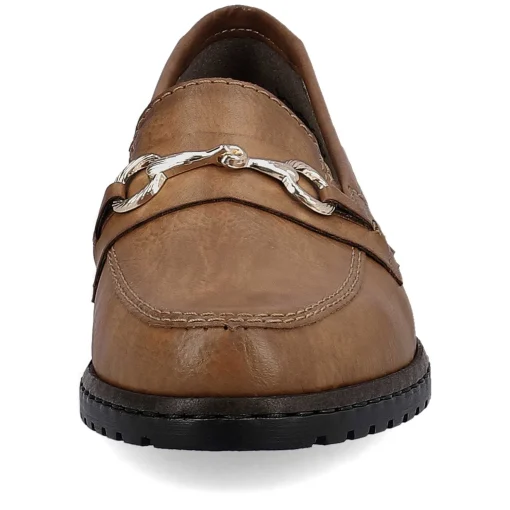 Rieker Dame Loafers Nougat Brun