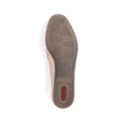 Rieker Dame Loafers Pudderrosa