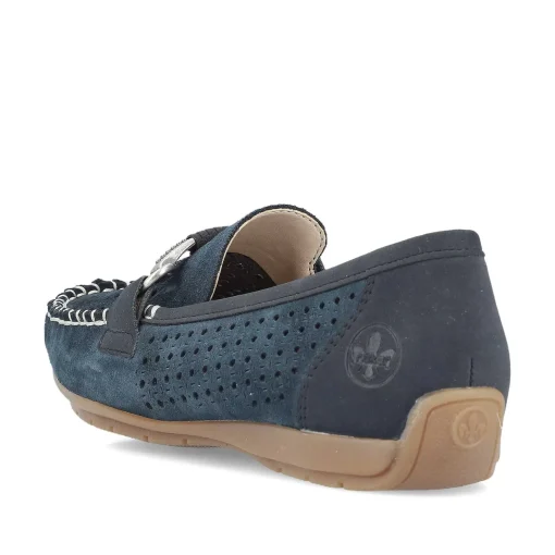 Rieker Dame Loafers Skiferbla
