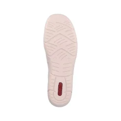 Rieker Dame Sneaker Lav Creme Beige