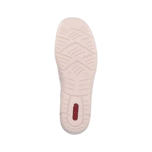 Rieker Dame Sneaker Lav Creme Beige