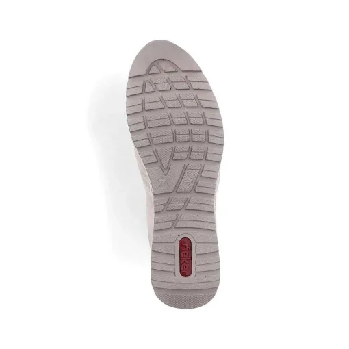 Rieker Dame Sneaker Lav Creme Hvid