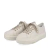 Rieker Dame Sneaker Lav Gammel Hvid