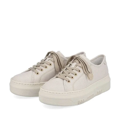 Rieker Dame Sneaker Lav Gammel Hvid
