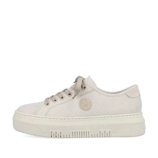 Rieker Dame Sneaker Lav Gammel Hvid