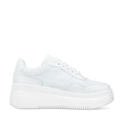 Rieker Dame Sneaker Lav Krystal Hvid