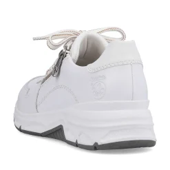 Rieker Dame Sneaker Lav Krystal Hvid