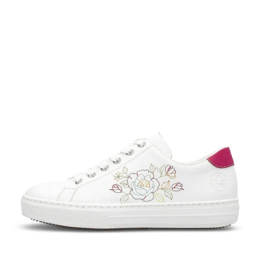 Rieker Dame Sneaker Lav Krystal Hvid